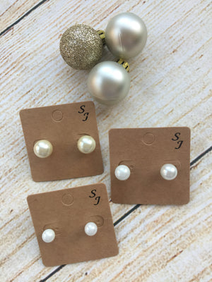 Classic Pearl Studs